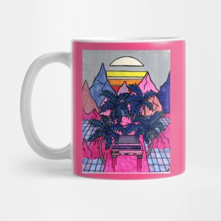 Car Wave Drawing Mug